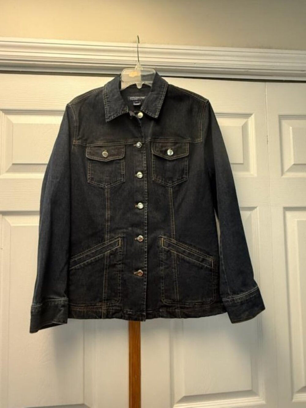 Jones New York Signature Denim Jean Jacket - Sz L